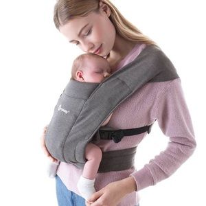 Ergobaby Embrace - Like New - Charcoal Heather Gray